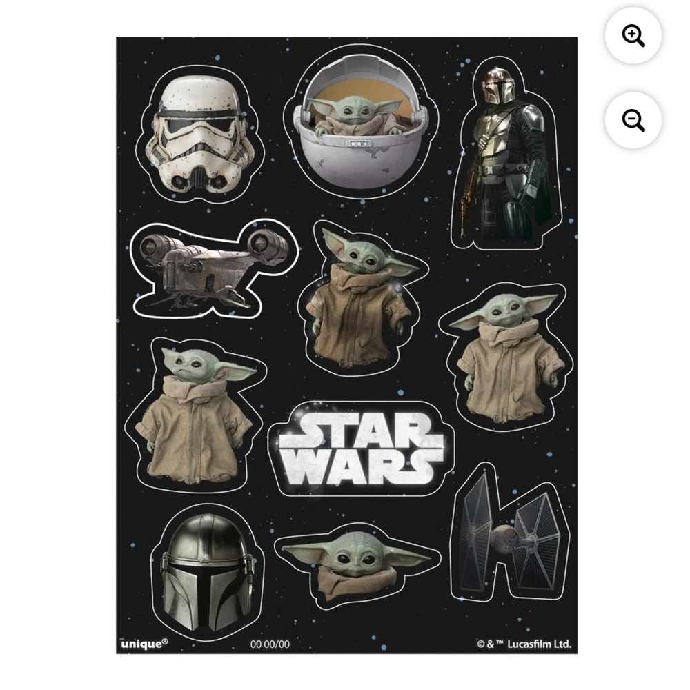 Star Wars Mandalorian Party Favor Set - Green and Black - Picture 6 of 10